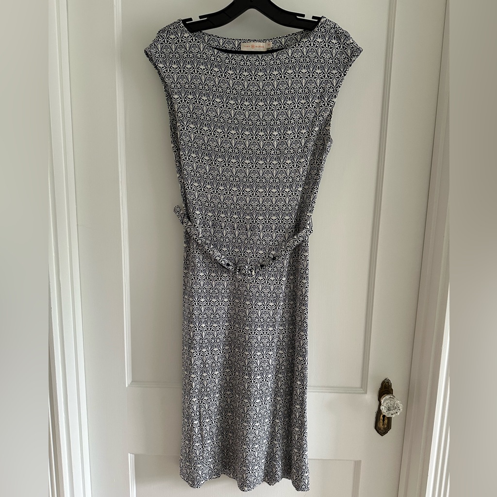 Tory Burch Midi Belted Dress